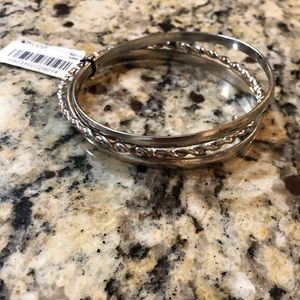 NWT Vintage Macy’s Silver Bangle Bracelets Set Bundle Lot